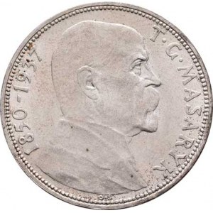 Československo 1918 - 1938, 20 Koruna 1937 - T.G.Masaryk, KM.18 (Ag700), 12.013g,