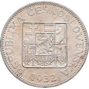 Československo 1918 - 1938, 10 Koruna 1932, KM.15 (Ag700), 10.037g, nep.hr.,