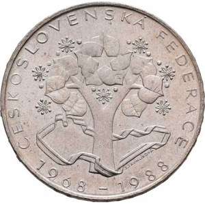 Československo 1961 - 1990, 500 Koruna 1988 - 20 let Československé federace,