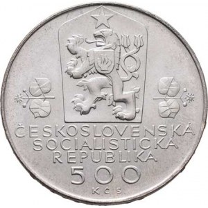 Československo 1961 - 1990, 500 Koruna 1988 - 20 let Československé federace,