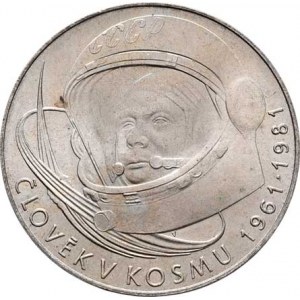 Československo 1961 - 1990, 100 Koruna 1981 - 20 let letu Jurije Gagarina, KM.103