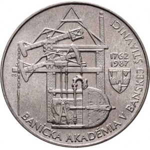 Československo 1961 - 1990, 100 Koruna 1987 - 225 let hornické akademie v Banské