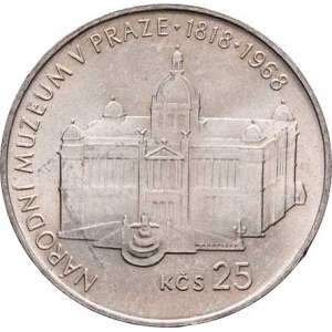 Československo 1961 - 1990, 25 Koruna 1968 - 150 let Národního muzea, KM.64