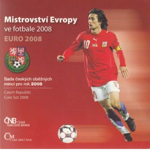 Česká republika, 1993 -, Sada oběhových mincí v původní etui - ročník 2008,