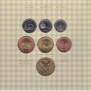 Česká republika, 1993 -, Sada oběhových mincí v původní etui - ročník 2011,