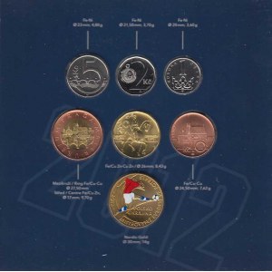 Česká republika, 1993 -, Sada oběhových mincí v původní etui - ročník 2012,