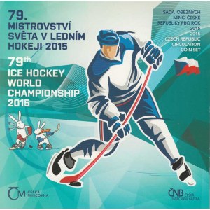 Česká republika, 1993 -, Sada oběhových mincí v původní etui - ročník 2015,