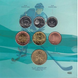 Česká republika, 1993 -, Sada oběhových mincí v původní etui - ročník 2015,