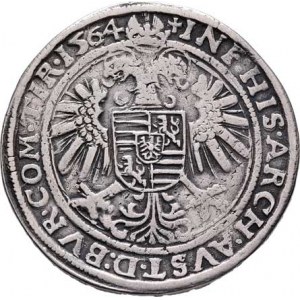 Ferdinand I., 1519 - 1564, 60 Krejcar 1564, Hall-Krump, M-A.47, Markl.1564-var.,