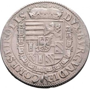 Arcivévoda Ferdinand Tyrolský, 1564 - 1595, Tolar b.l., Hall, M-A.49, M-T.273, 28.355g, dr.vady