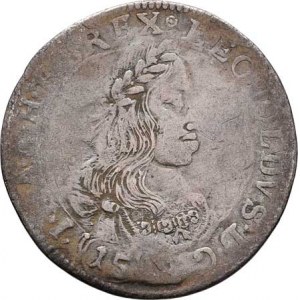 Leopold I., 1657 - 1705, 15 Krejcar 1663, Svatý Vít, Höll.63.1.1, Nech.2537,
