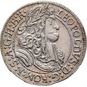 Leopold I., 1657 - 1705, 3 Krejcar 1690, Hall, Nech.2452, M-A.189, 1.560g,