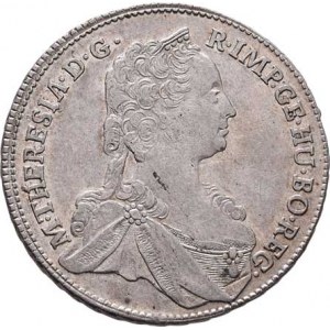 Marie Terezie, 1740 - 1780, XVII Krejcar 1763, Vídeň, M-A.264, N.31, 6.069g,