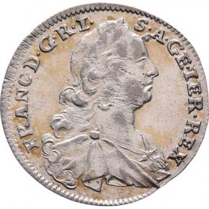 František I. Lotrinský, 1745 - 1765, 3 Krejcar 1759 H-A, Hall, M-A.260, N.14, 1.574g,