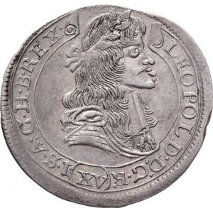 Leopold I., 1657 - 1705, XV Krejcar 1684 KB, Kremnica, Höll.84.1.1, Husz.1425,