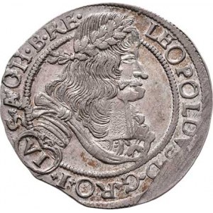 Leopold I., 1657 - 1705, VI Krejcar 1691 NB-PO, Nagybanya-Österreicher,