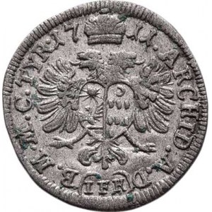 Josef I., 1705 - 1711, Krejcar 1711 IFK, Hermannstadt-Kraft, M-A.211,