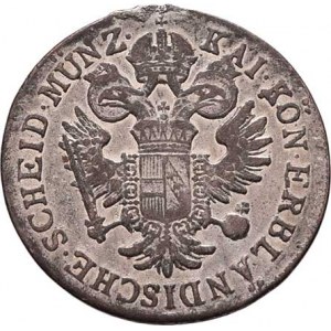 František II., 1792 - 1835, 6 Krejcar 1795 G, Nagybanya, 2.269g, stopa po oušku,