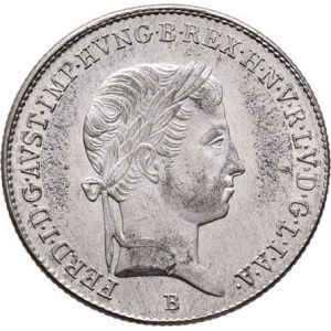 Ferdinand V., 1835 - 1848, 10 Krejcar 1847 B, Kremnica, 3.881g