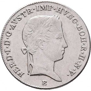 Ferdinand V., 1835 - 1848, 10 Krejcar 1845 E, Karlsburg, 3.861g, nep.vada raz.,