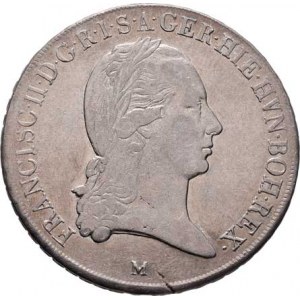 František II., 1792 - 1835, Tolar křížový 1796 M, Milán, P.12, M-A.299, 29.344g,