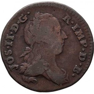 Josef II., 1780 - 1790, Liard 1789, Brusel, P.57, M-A.291, KM.30 (měď),