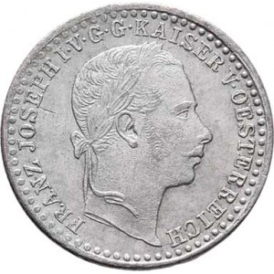 Rakouská a spolková měna, údobí let 1857 - 1892, 5 Krejcar 1859 V, 1.357g, nep.hr., vlas.rysky, pěk