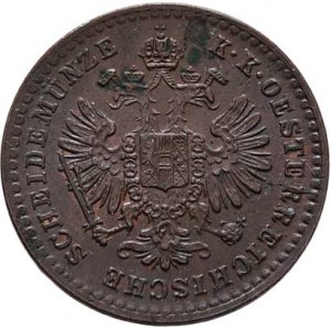 Rakouská a spolková měna, údobí let 1857 - 1892, 5/10 Krejcaru 1877, 1.690g, nep.skvrnky, patina,