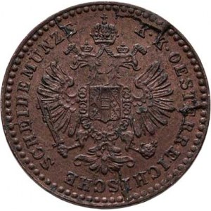 Rakouská a spolková měna, údobí let 1857 - 1892, 5/10 Krejcaru 1885, 1.747g, vady razidla v aversu,