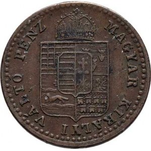 Rakouská a spolková měna, údobí let 1857 - 1892, 5/10 Krejcaru 1882 KB, 1.616g, pěkná patina R!