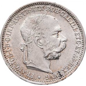 Korunová měna, údobí let 1892 - 1918, Koruna 1893, 5.038g, nep.hr., nep.rysky, dr.skvrnka,