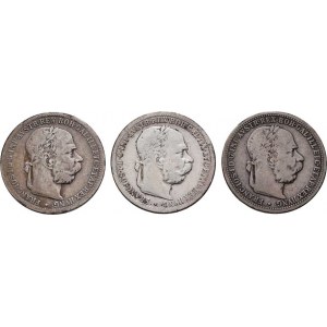 Korunová měna, údobí let 1892 - 1918, Koruna 1899, 1900, 1901, 4.913g, 4.847g, 4.843g,