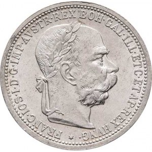 Korunová měna, údobí let 1892 - 1918, Koruna 1901, 5.026g, nep.hr., nep.rysky, patina