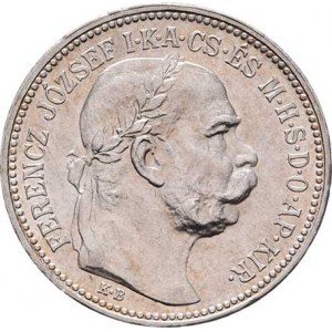 Korunová měna, údobí let 1892 - 1918, Koruna 1916 KB, 4.951g, mep.rysky, patina