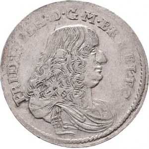 Branibory - Prusko, Friedrich Wilhelm, 1640 - 1688, 1/3 Tolaru 1674 AVH, Minden-Vahrenholtz a Hakeb