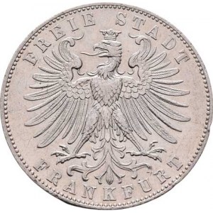 Frankfurt - město, Spolkový tolar 1862 - střelecký, KM.371 (Ag900,