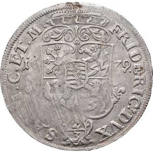 Sasko-Gotha-Altenburg, Friedrich I., 1675 - 1691, 2/3 Tolaru 1679, KM.87, Dav.856, Reim.4589, 15.95