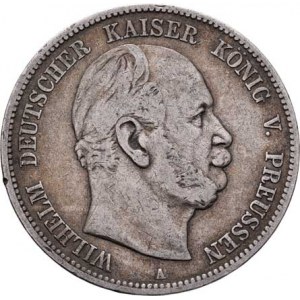 Prusko, Wilhelm I., 1861 - 1888, 5 Marka 1875 A, Berlín, KM.503 (Ag900), 27.378g,