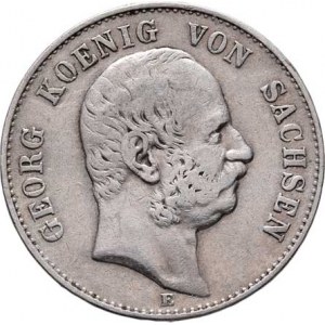 Sasko, Georg, 1902 - 1904, 2 Marka 1903 E, Drážďany, KM.1257 (Ag900), 11.061g,