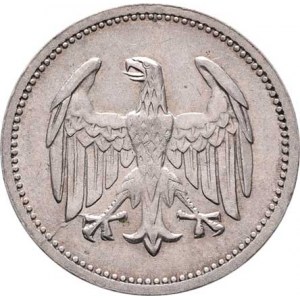 Německo - Výmarská republika, 1918 - 1933, Marka 1924 A, KM.42 (Ag500), 4.927g, nep.hr.,