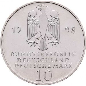 Německo - BRD, 1949 -, 10 Marka 1998 A - 300 let Franckeho nadace, KM.194