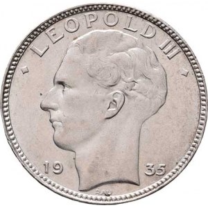 Belgie, Leopold III., 1934 - 1950, 20 Frank 1935, KM.105 (Ag680), 10.952g, nep.hr.,