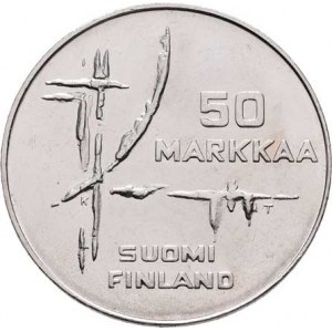 Finsko, republika, 1917 -, 50 Marka 1982 KT - MS v ledním hokeji v Tampere,