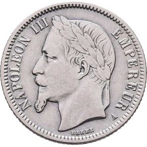 Francie, Napoleon III., 1852 - 1871, Frank 1866 A, Paříž, KM.806.1 (Ag835), 4.919g,