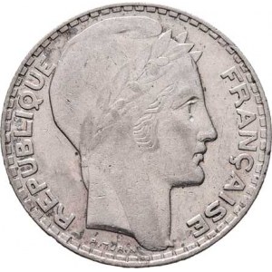 Francie, III.republika, 1871 - 1940, 10 Frank 1931, Paříž, KM.878 (Ag680), 9.945g,
