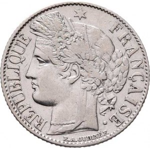 Francie, III.republika, 1871 - 1940, Frank 1895 A, Paříž, KM.822.1 (Ag835), 4.936g,