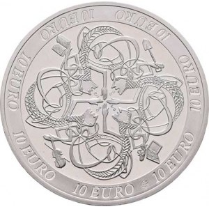 Irsko, republika, 1921 -, 10 Euro 2007 - keltské umění, KM.58 (Ag925, pouze