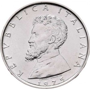 Itálie, republika, 1946 -, 500 Lira 1975 R - Michelangelo Buonarroti, Řím,