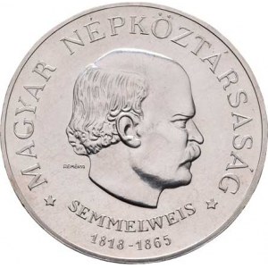Maďarsko - republika, 50 Forint 1968 BP - 150 let narození Dr.Semmelweise,