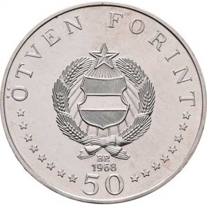 Maďarsko - republika, 50 Forint 1968 BP - 150 let narození Dr.Semmelweise,